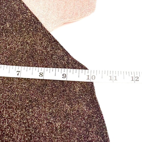 NEW Naked Wardrobe Dress Womens Size XS Brown Pink Cutout Long Sleeve Side Slit - Picture 10 of 16